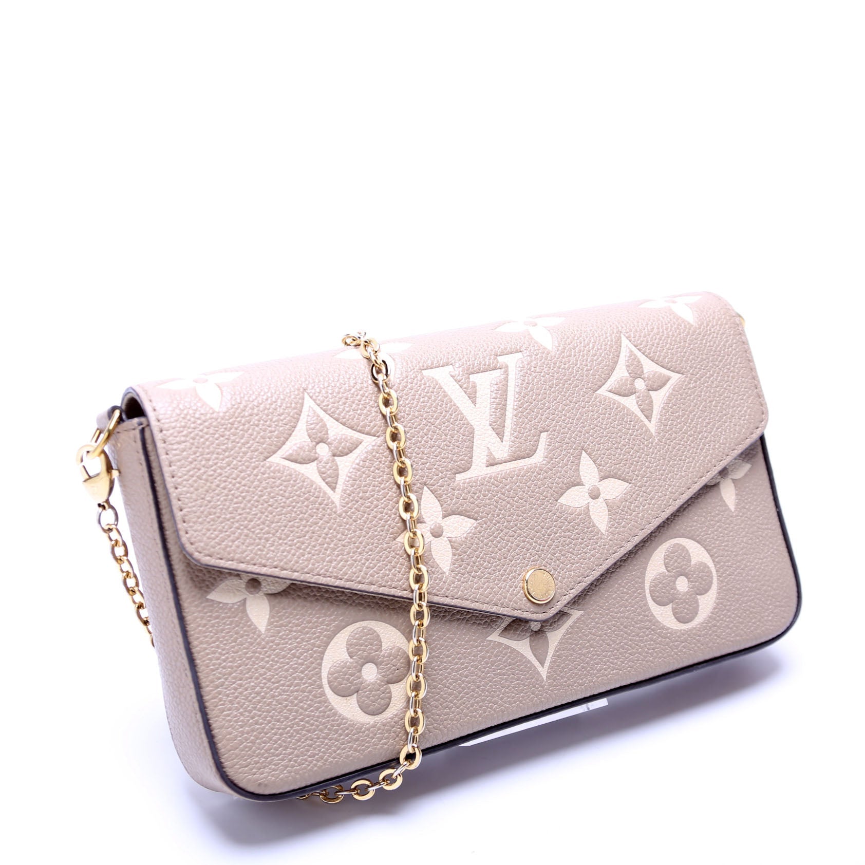Pochette Felicie Bicolor Empreinte Turtle Dove