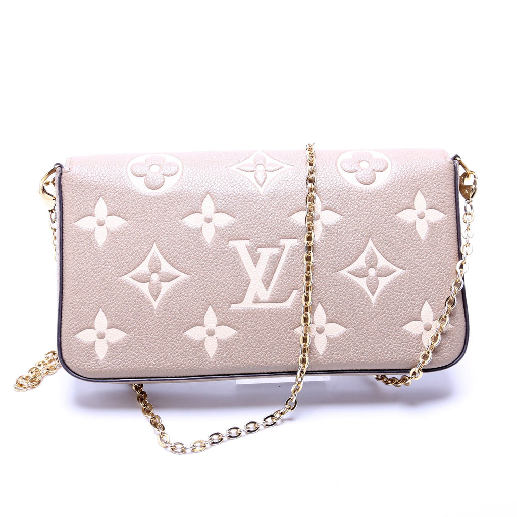 Pochette Felicie Bicolor Empreinte Turtle Dove