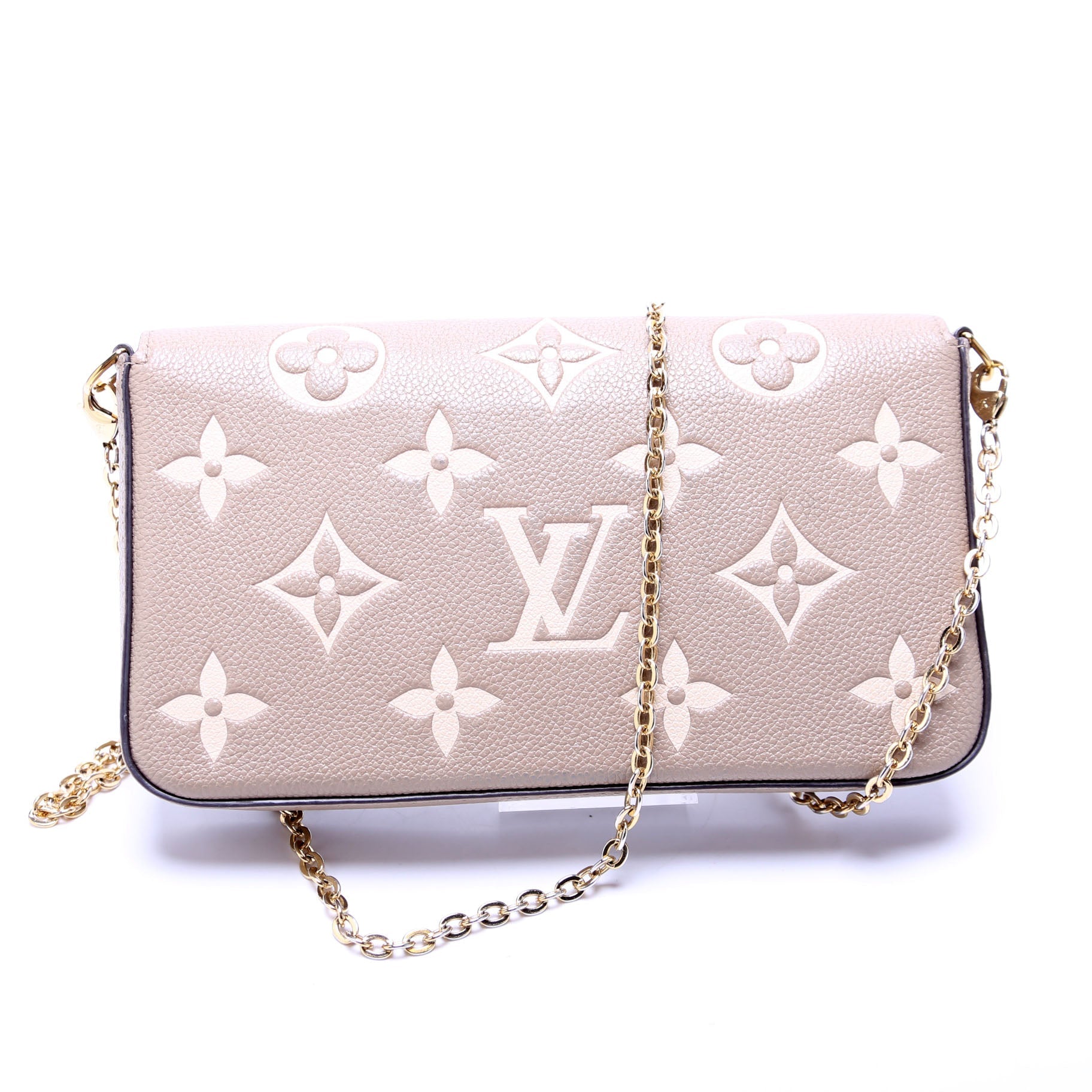 Pochette Felicie Bicolor Empreinte Turtle Dove