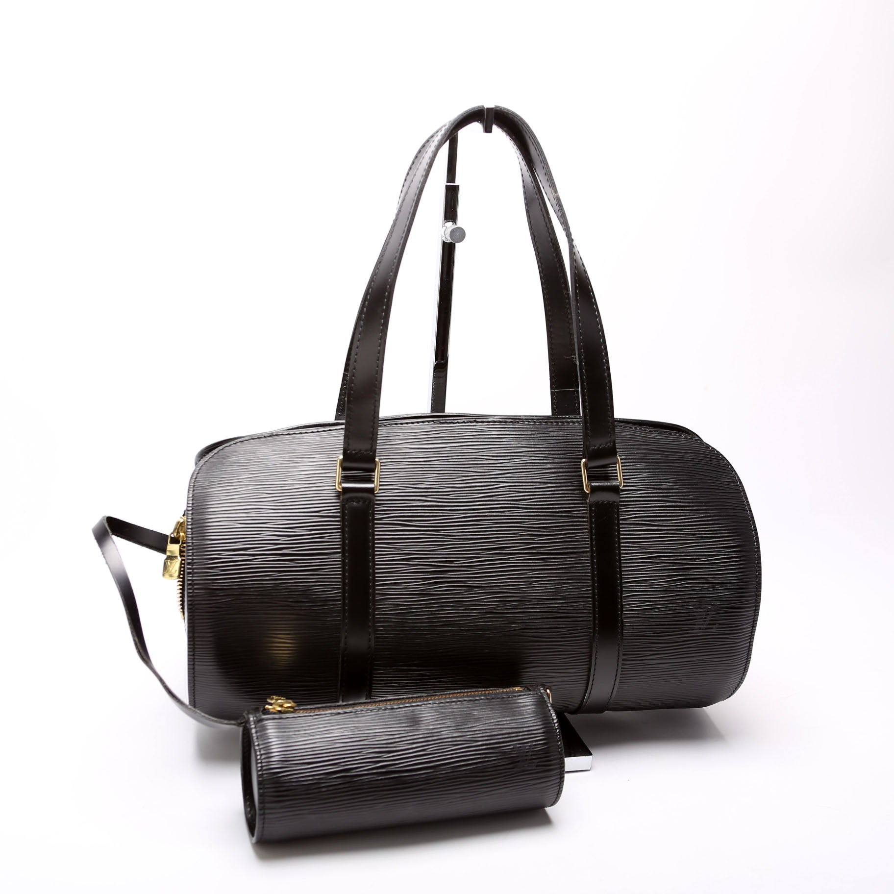Soufflot With Pouch Epi Black