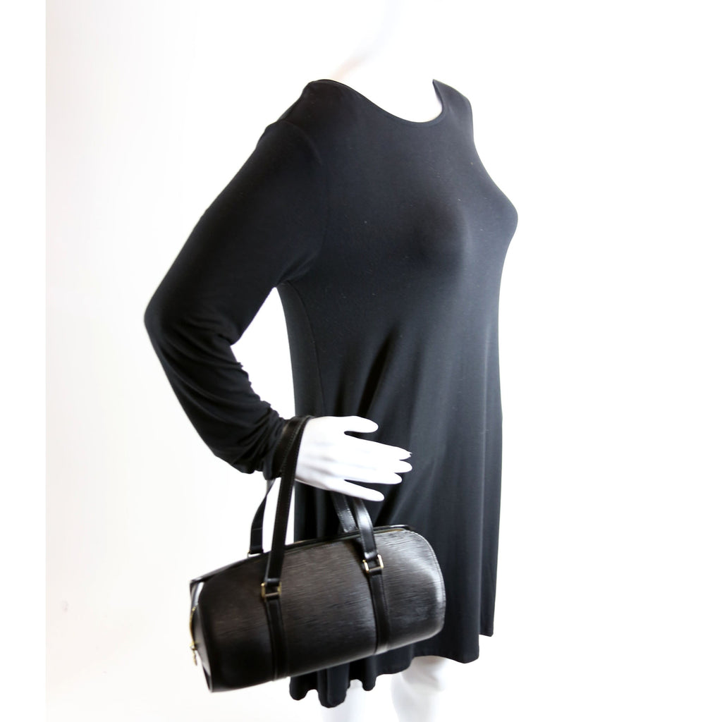 Soufflot With Pouch Epi Black
