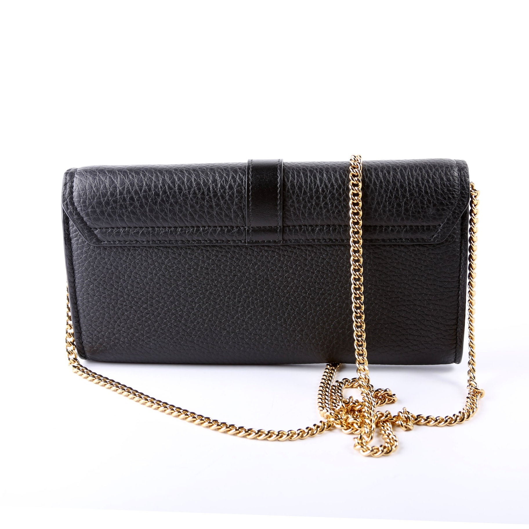 Aby Grain Leather WOC Black