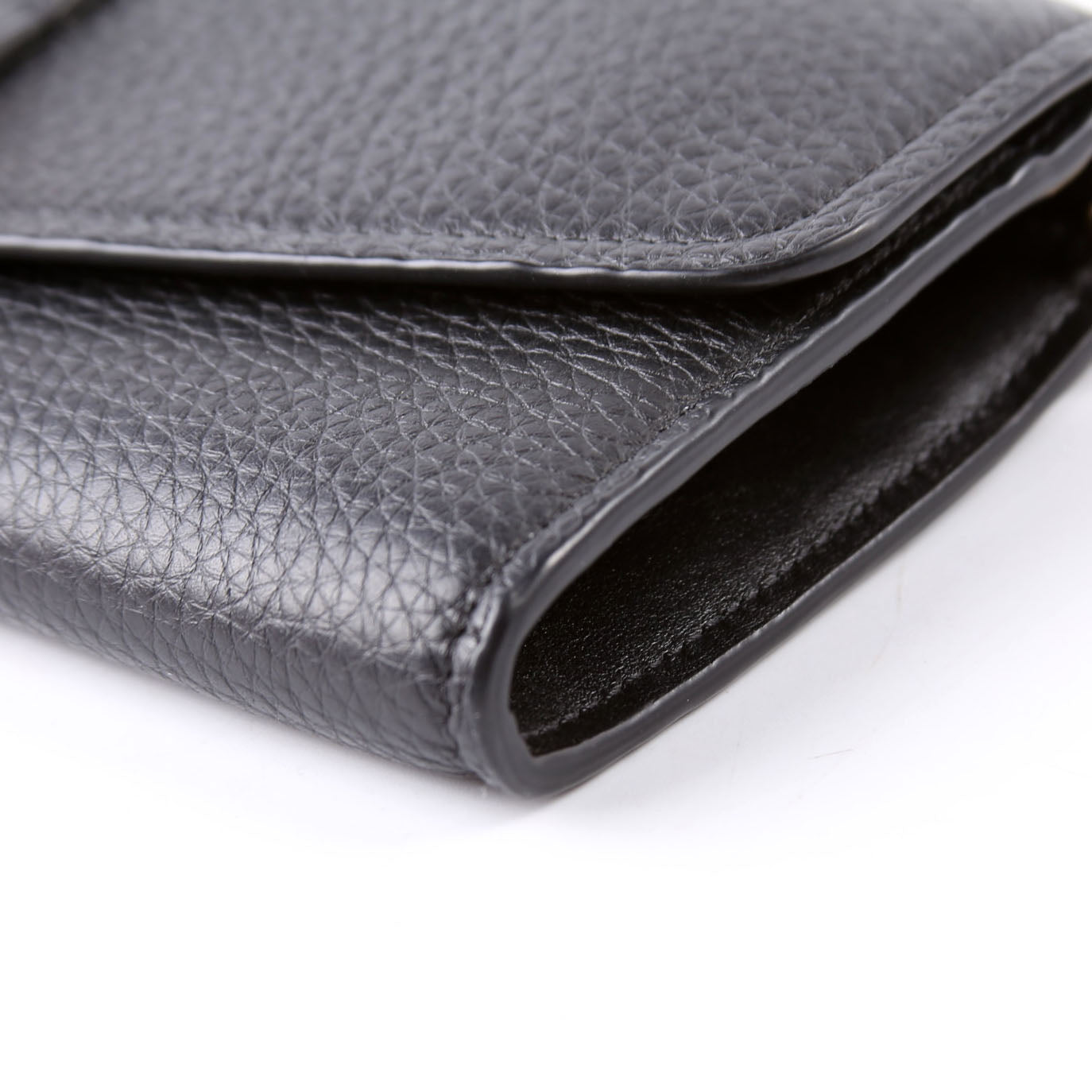 Aby Grain Leather WOC Black