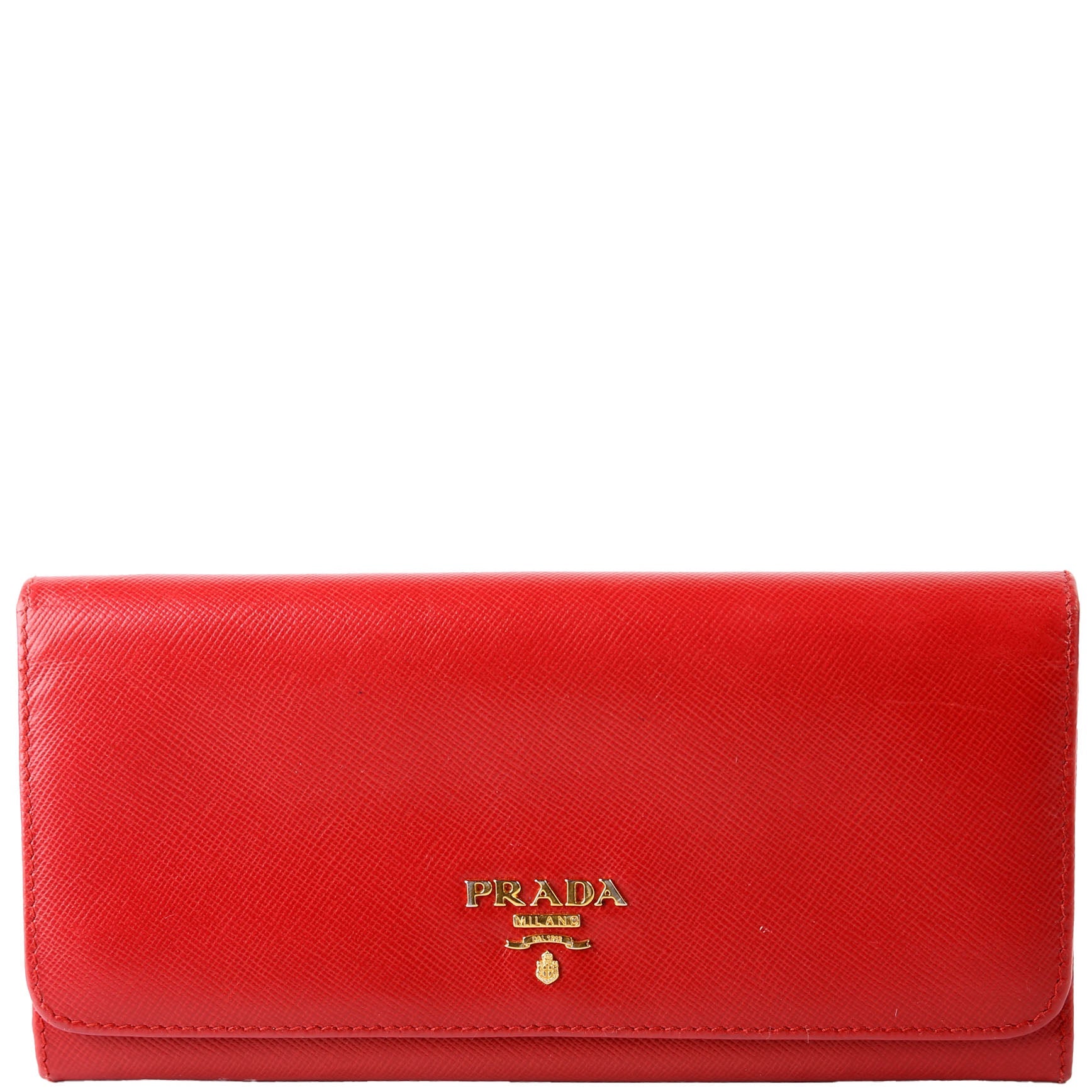 1N1132 Saffiano Snap Wallet Red