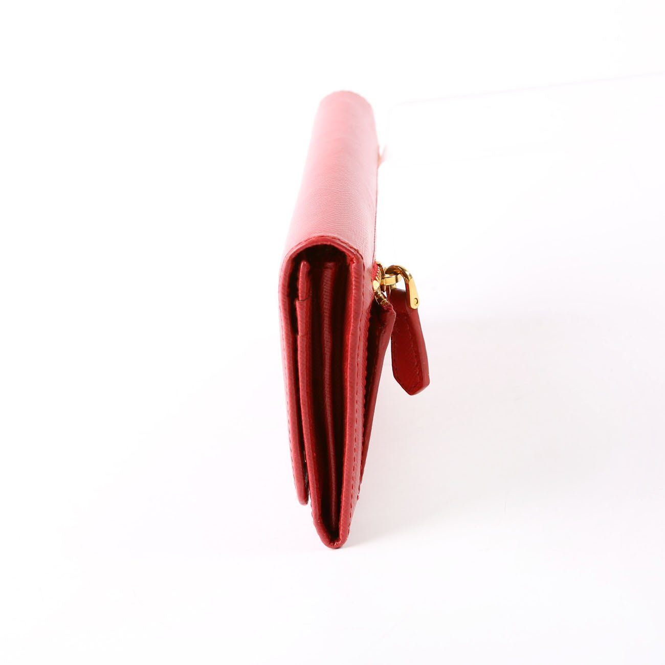 1N1132 Saffiano Snap Wallet Red