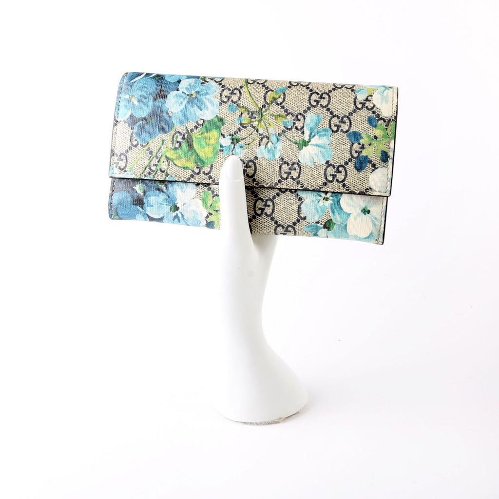 404070 GG Blooms Continental Wallet