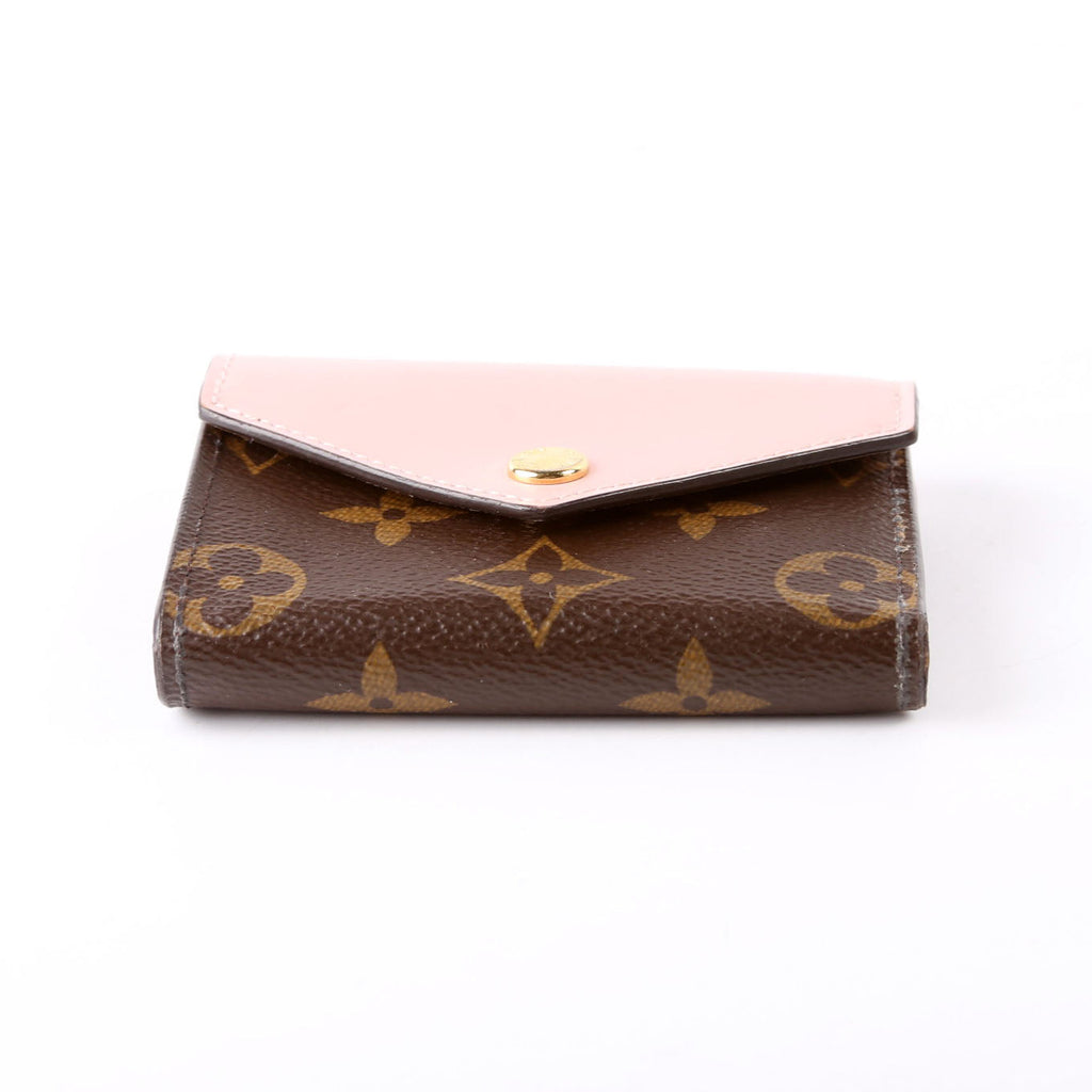 Zoe Wallet Monogram Pink