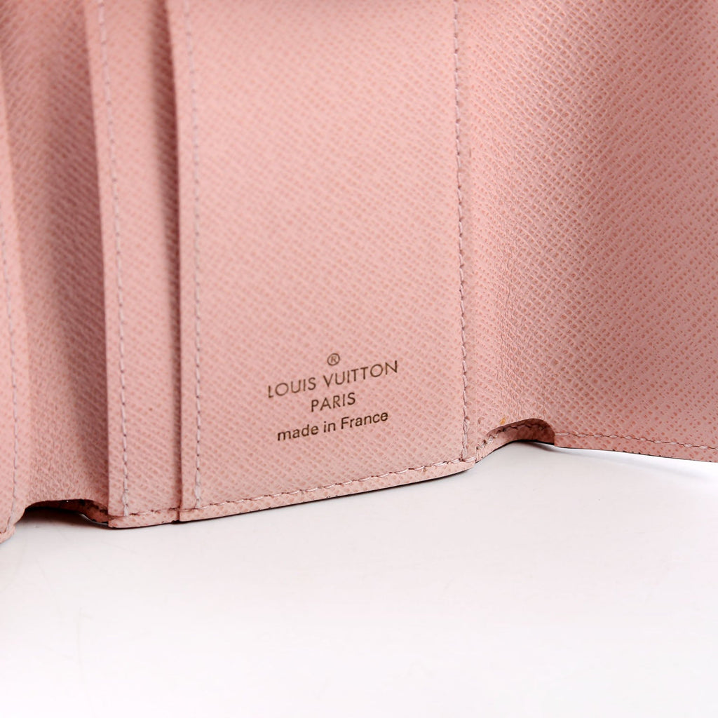 Zoe Wallet Monogram Pink