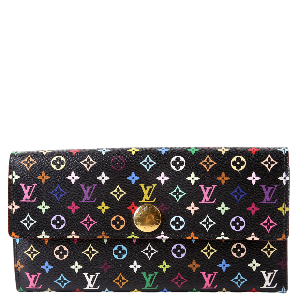 Sarah Wallet Multicolor Black