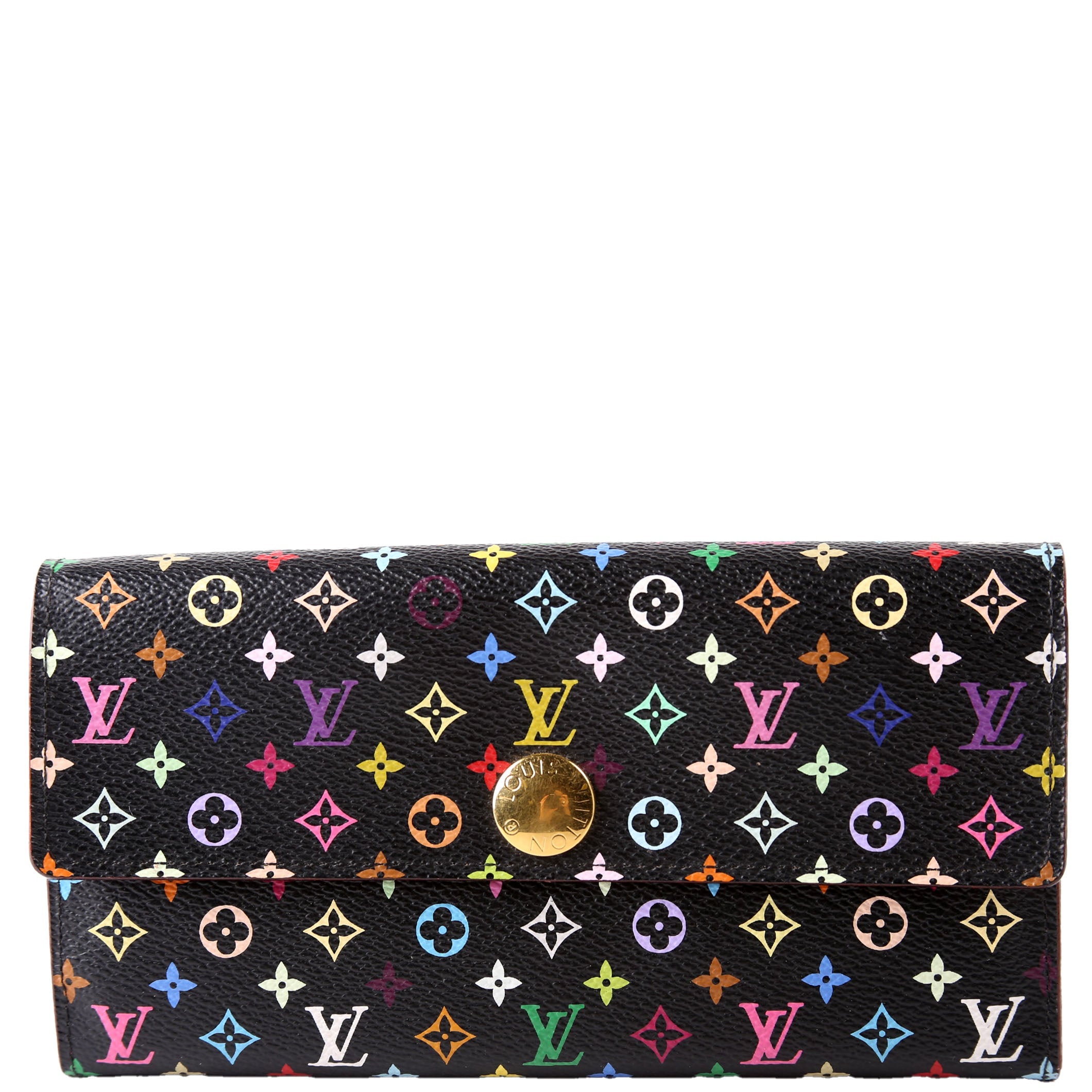Sarah Wallet Multicolor Black