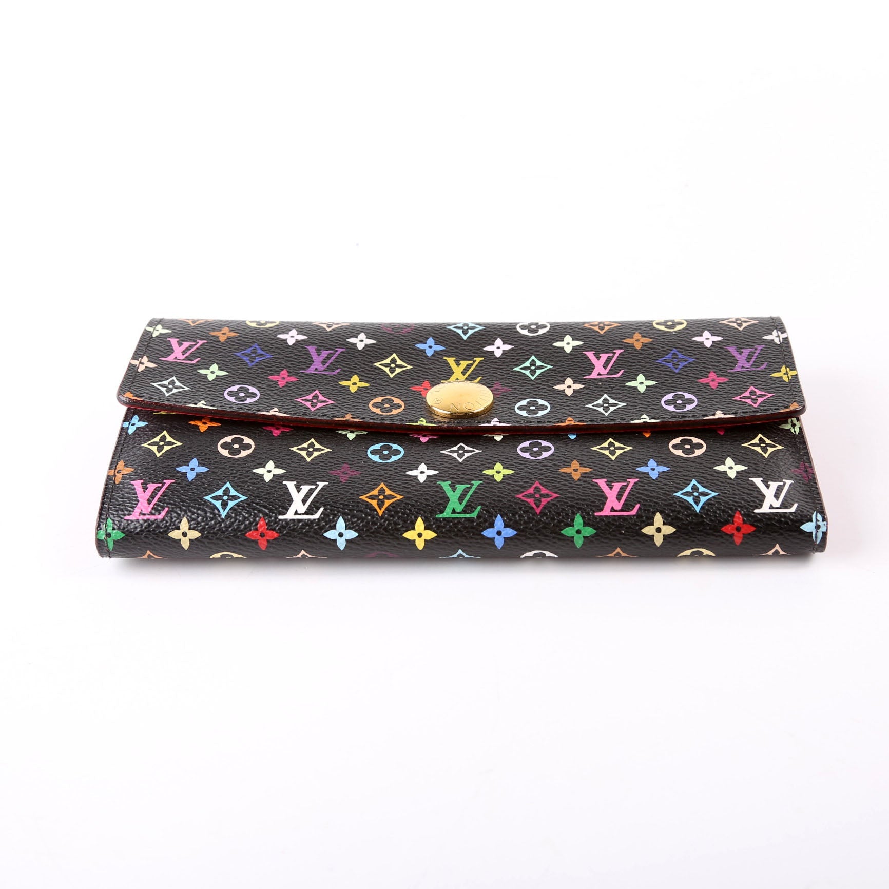Sarah Wallet Multicolor Black