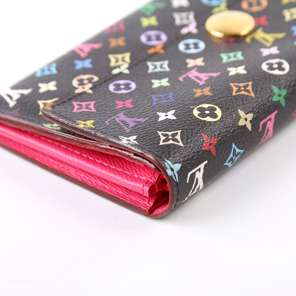 Sarah Wallet Multicolor Black
