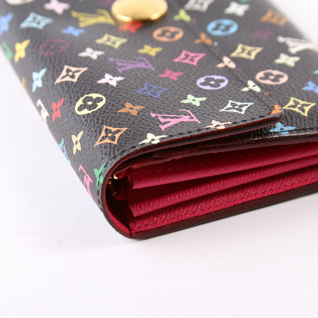 Sarah Wallet Multicolor Black