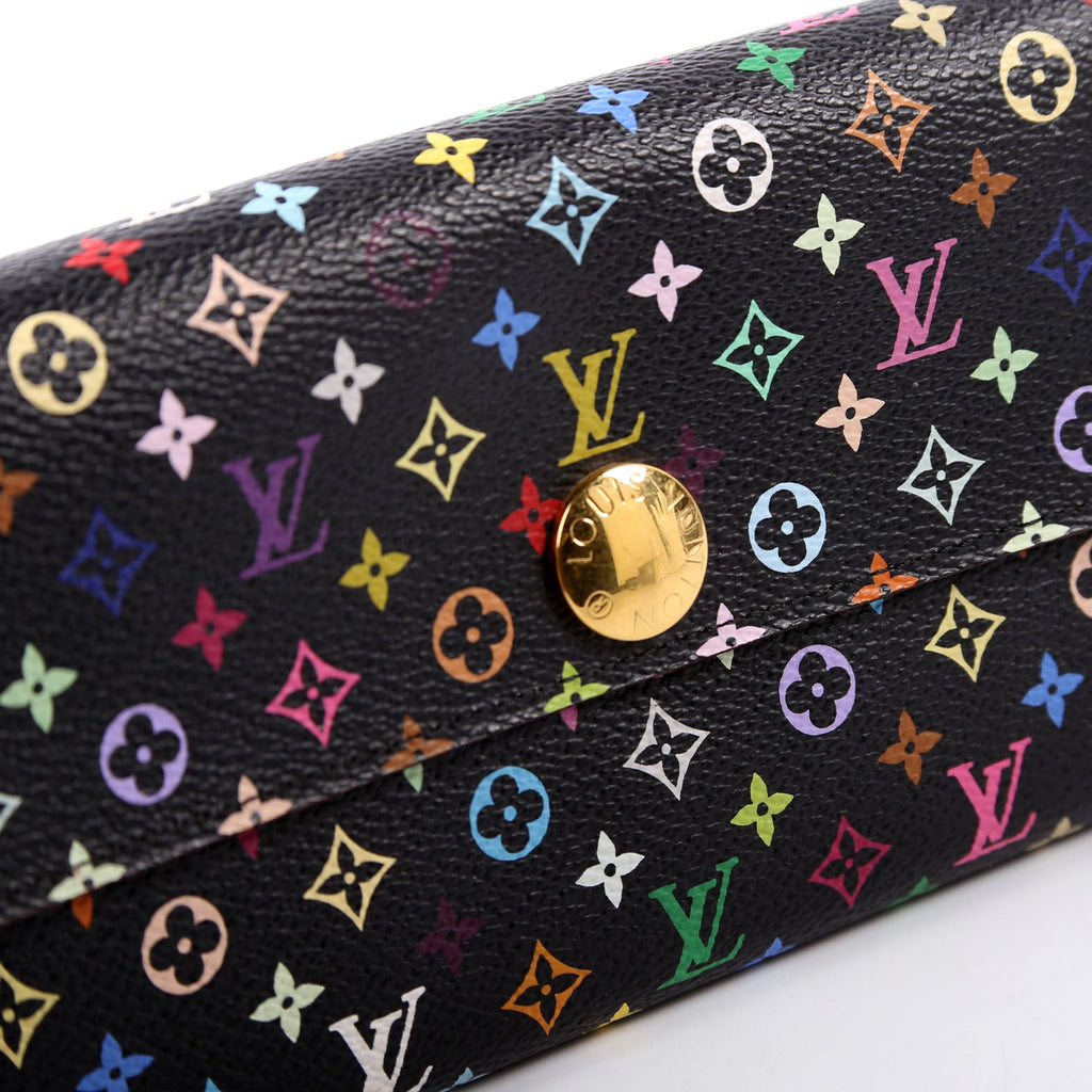 Sarah Wallet Multicolor Black