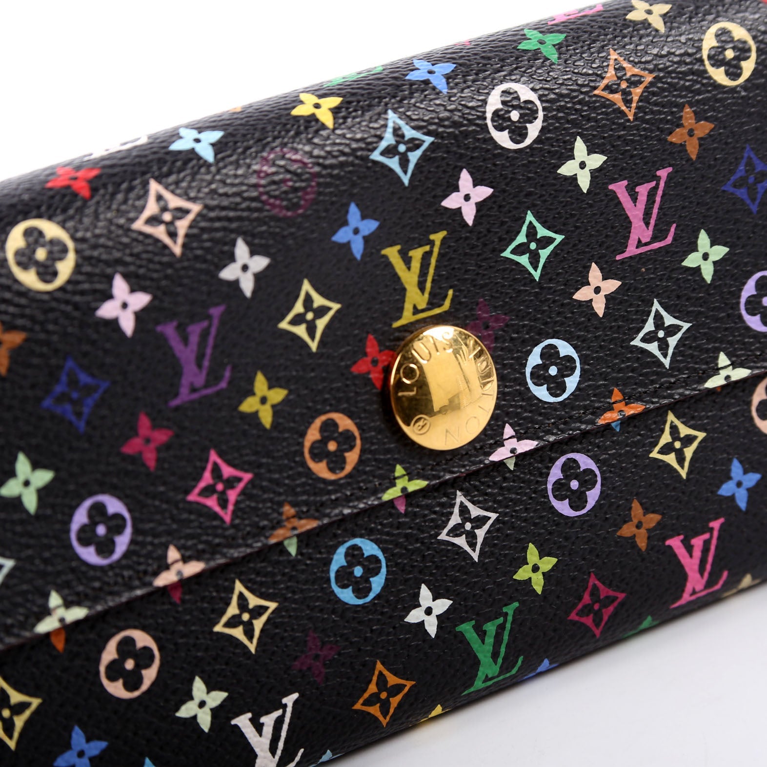 Sarah Wallet Multicolor Black