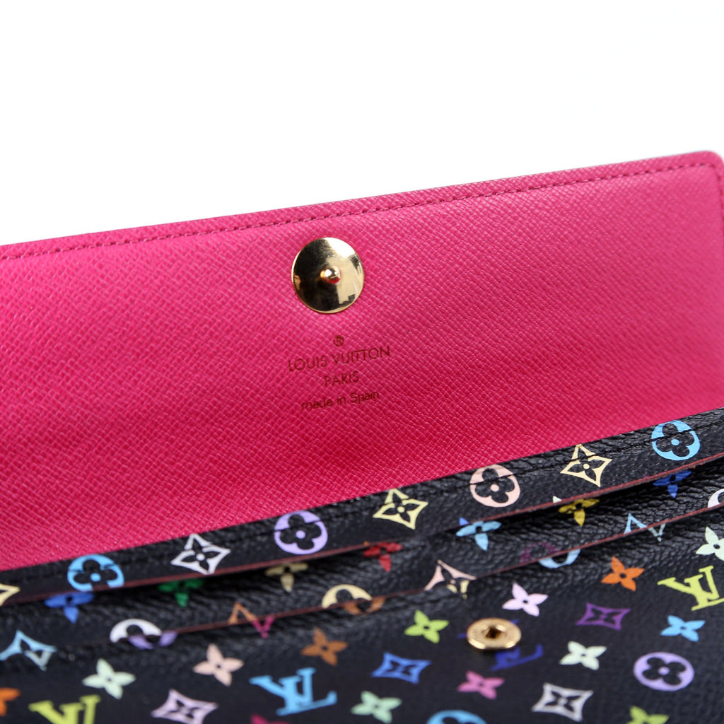 Sarah Wallet Multicolor Black