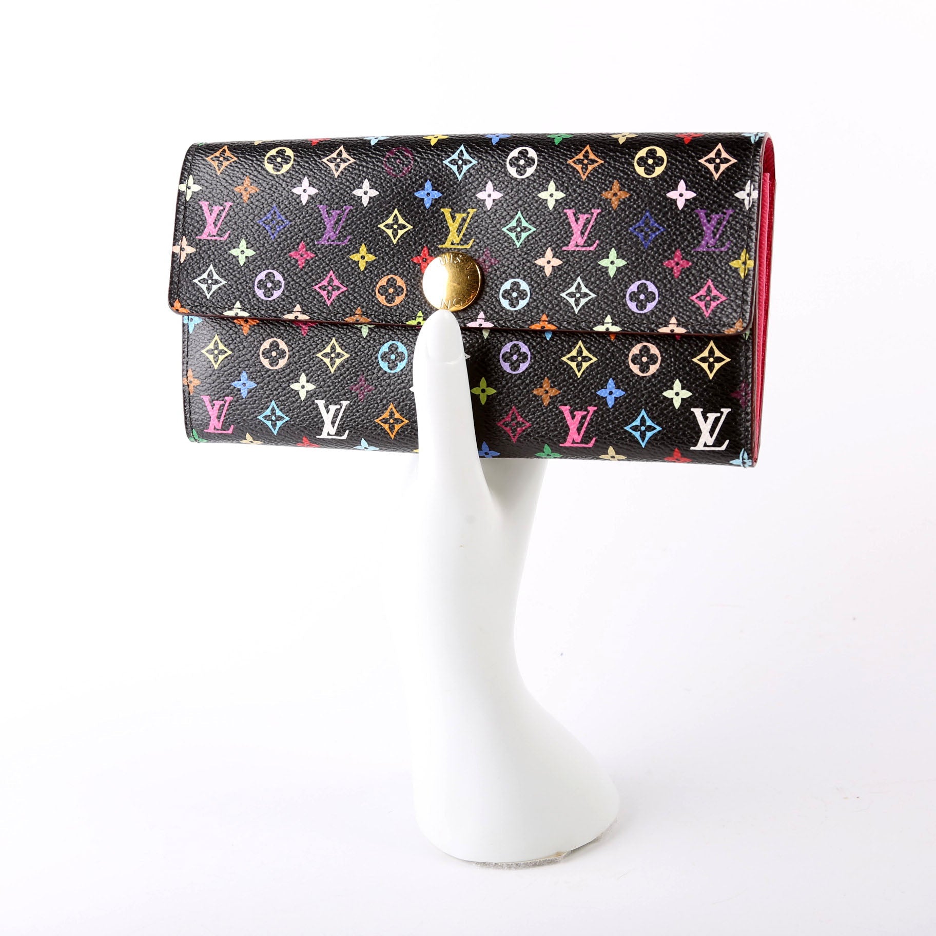 Sarah Wallet Multicolor Black