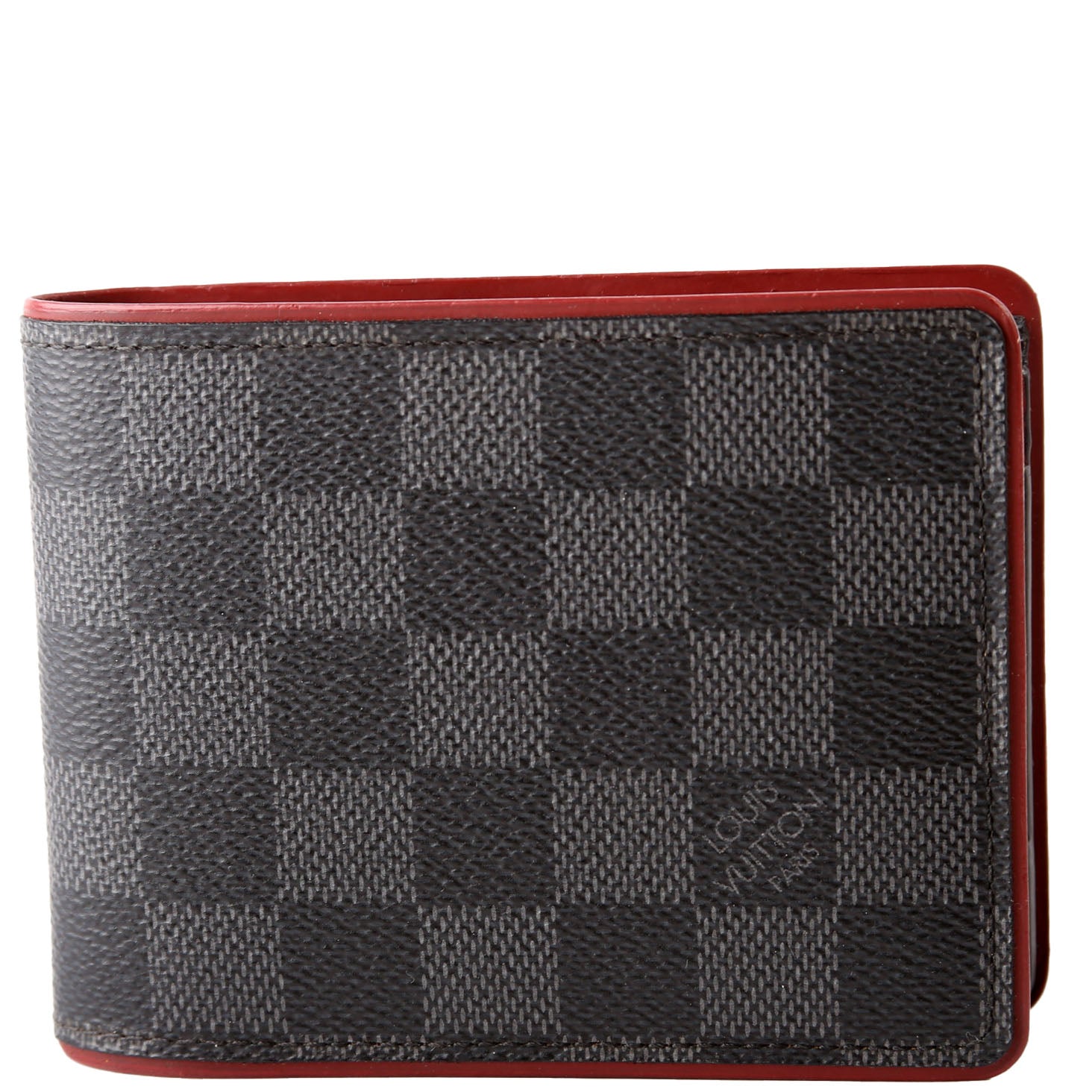 Mens Multiple Wallet Damier Graphite/Leather