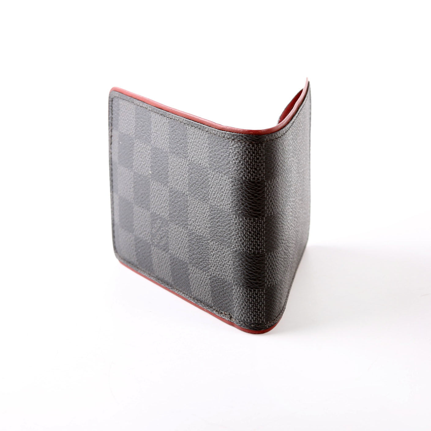 Mens Multiple Wallet Damier Graphite/Leather