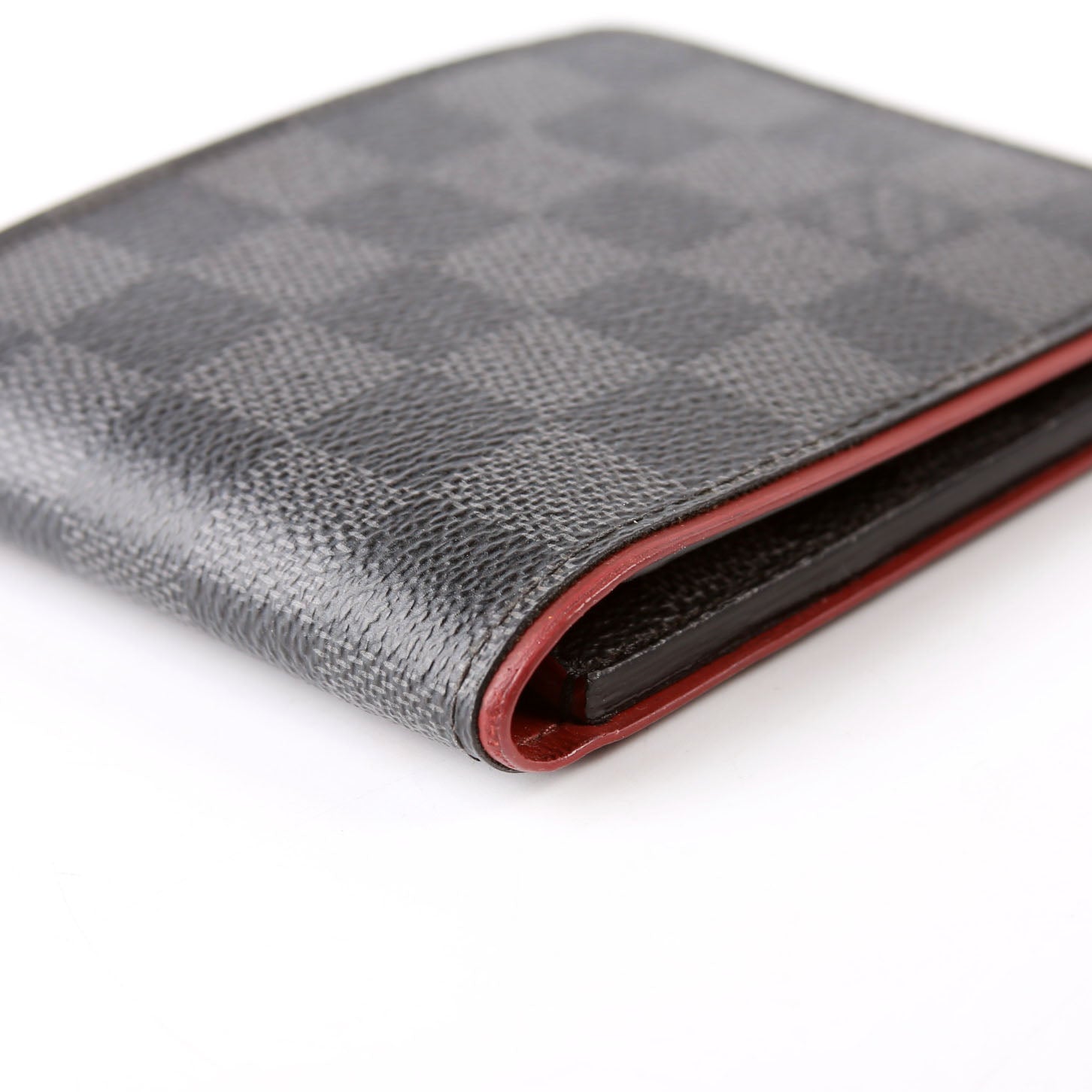Mens Multiple Wallet Damier Graphite/Leather