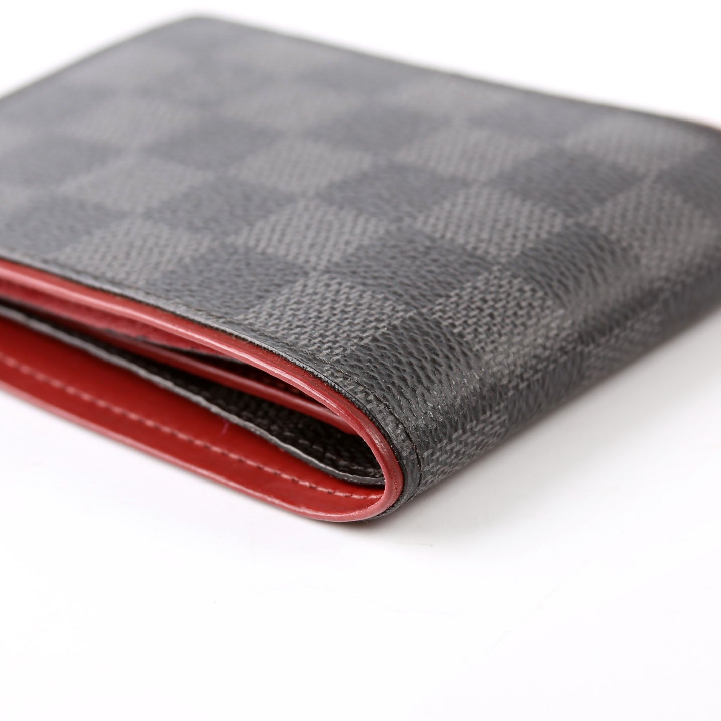 Mens Multiple Wallet Damier Graphite/Leather