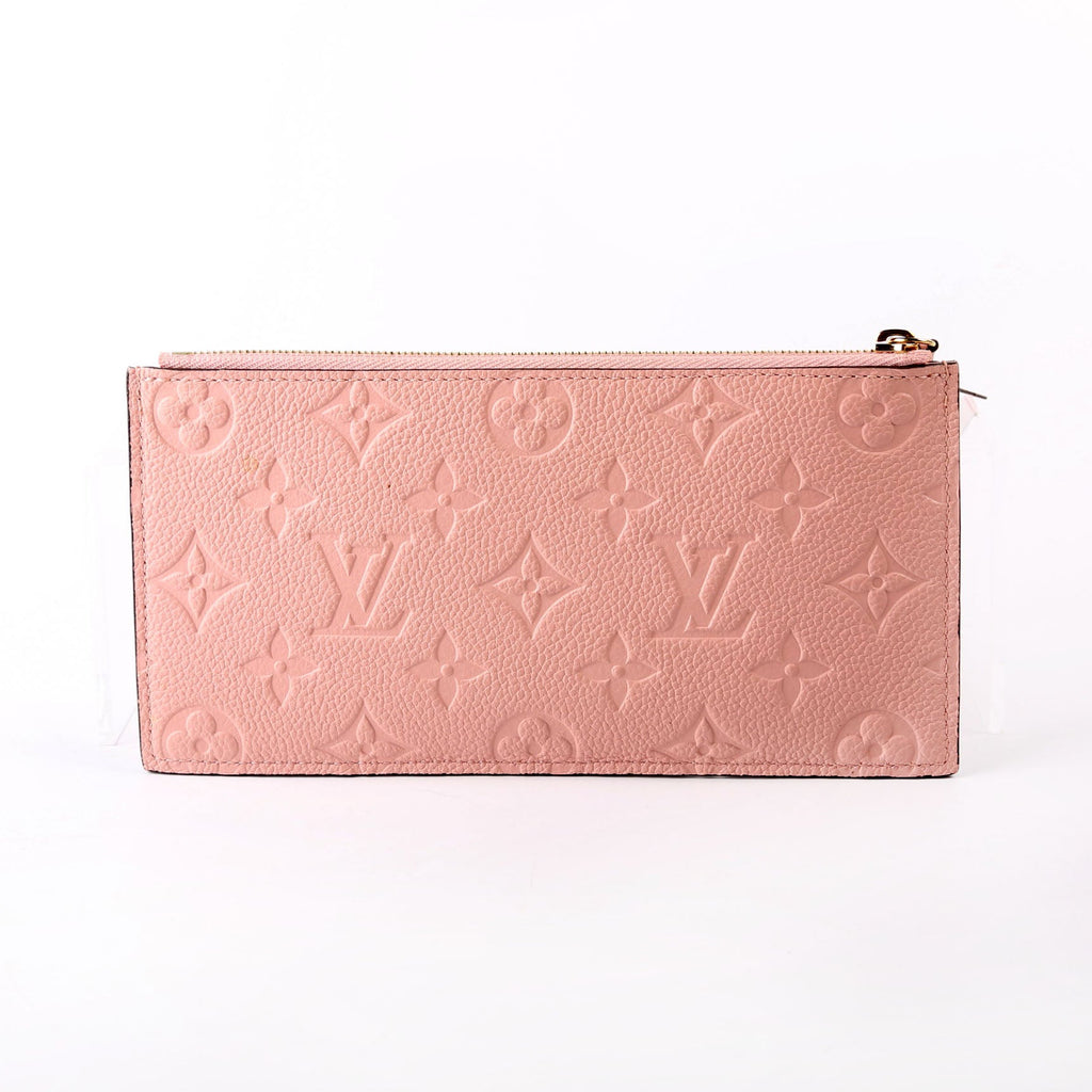 Pochette Felicie Zip Insert Only Empreinte Pink