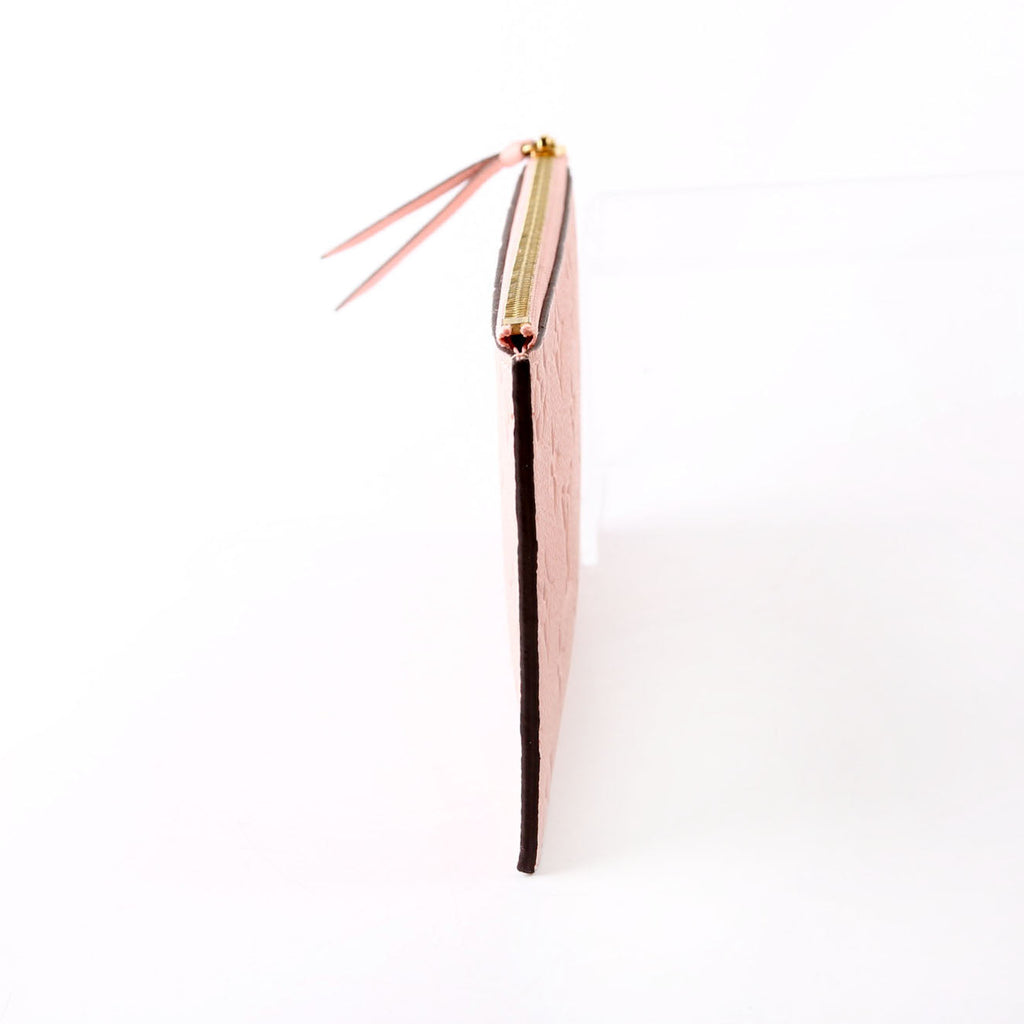 Pochette Felicie Zip Insert Only Empreinte Pink