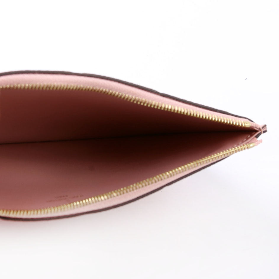 Pochette Felicie Zip Insert Only Empreinte Pink