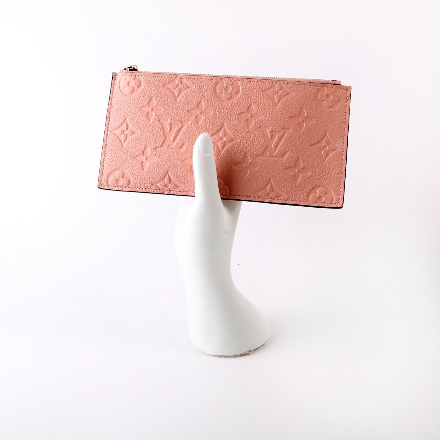 Pochette Felicie Zip Insert Only Empreinte Pink