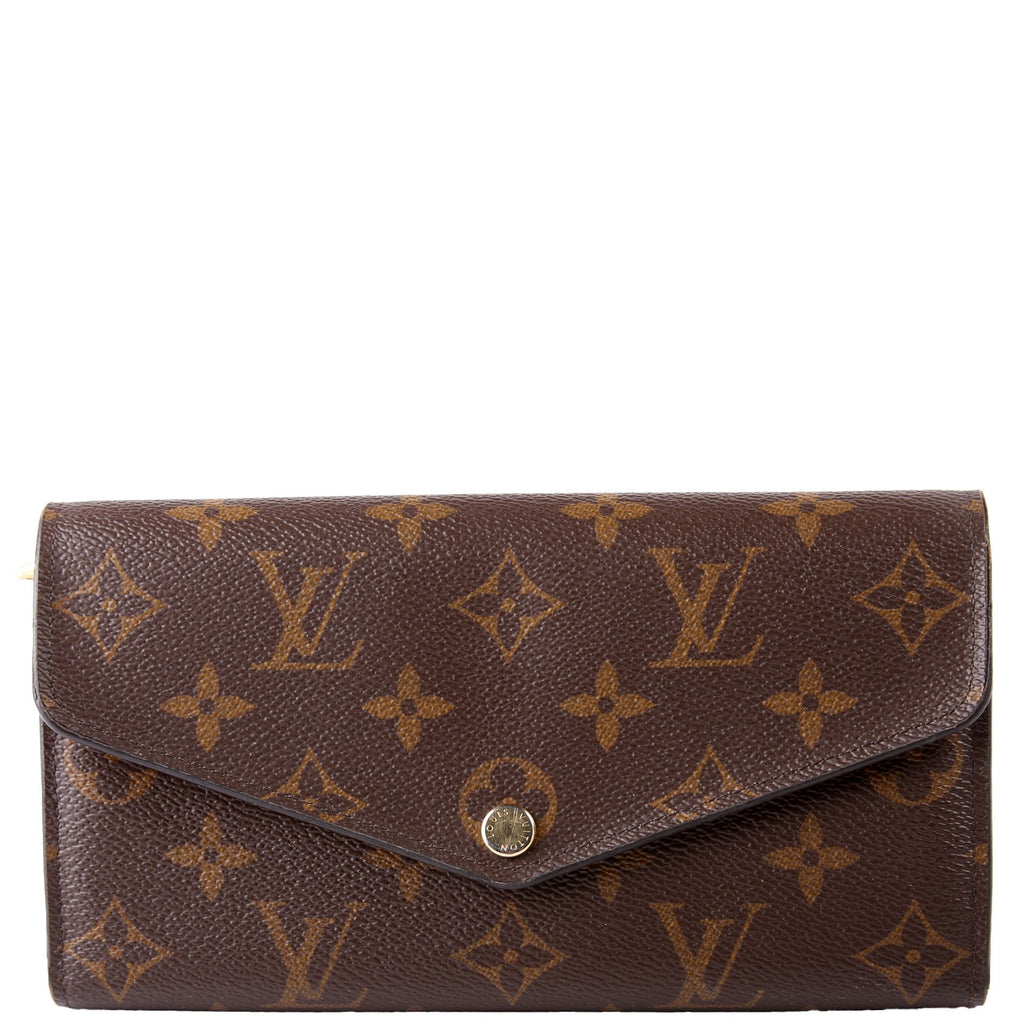 Sarah Wallet Monogram Newer Red