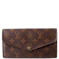 Sarah Wallet Monogram Newer Red