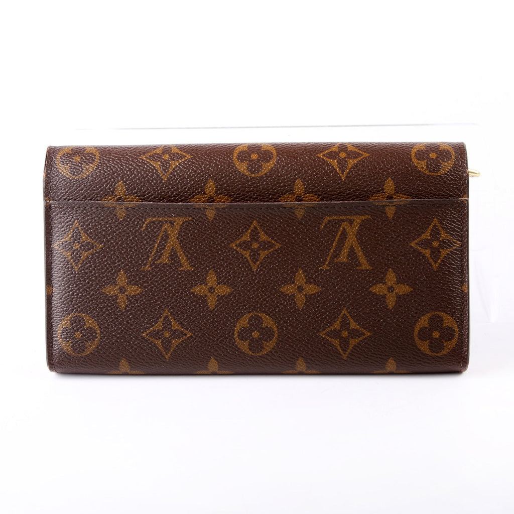 Sarah Wallet Monogram Newer Red