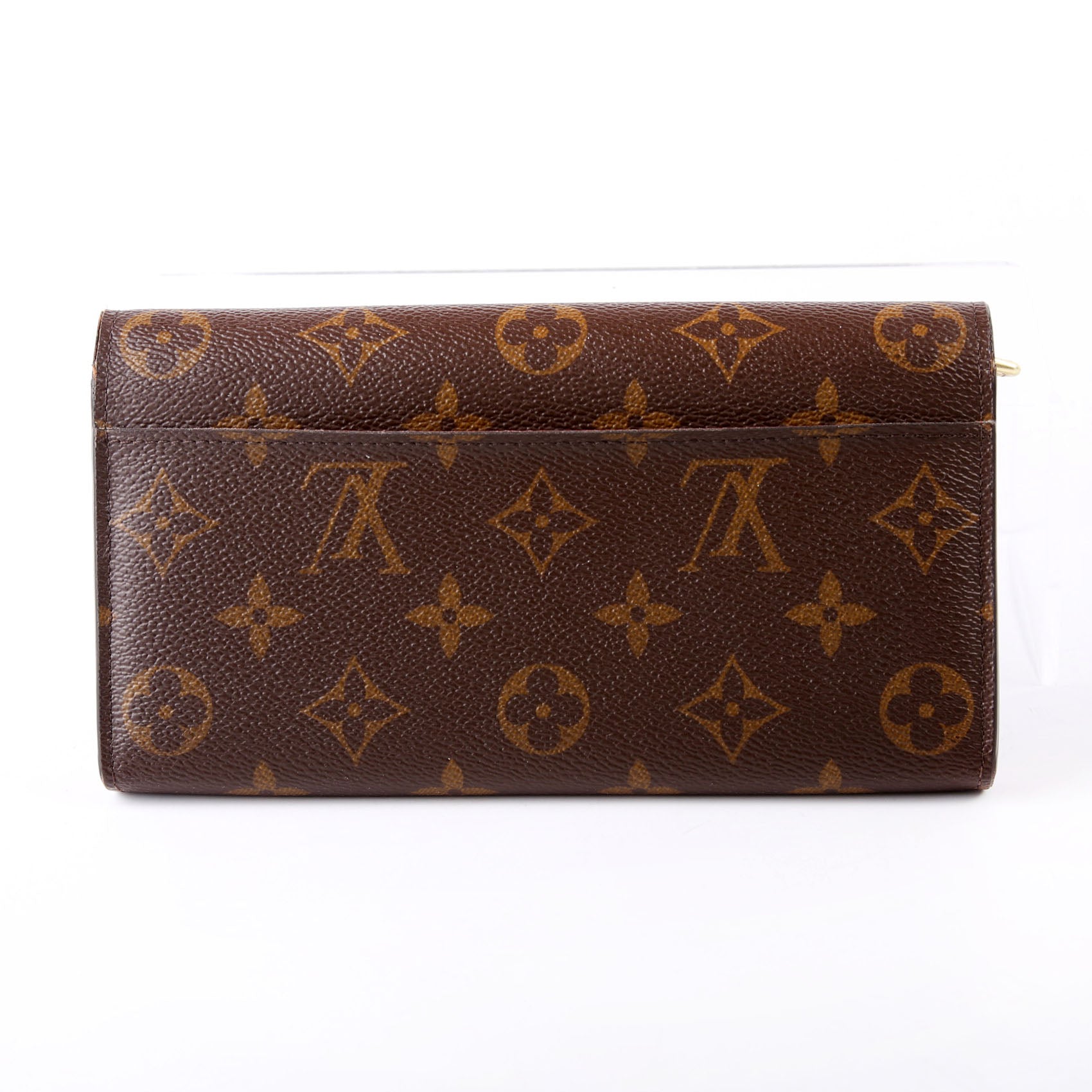 Sarah Wallet Monogram Newer Red