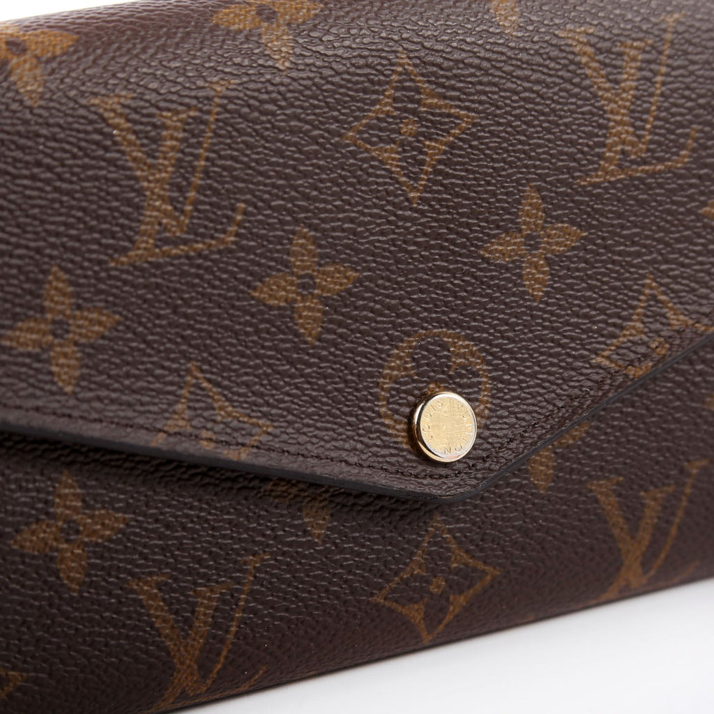 Sarah Wallet Monogram Newer Red