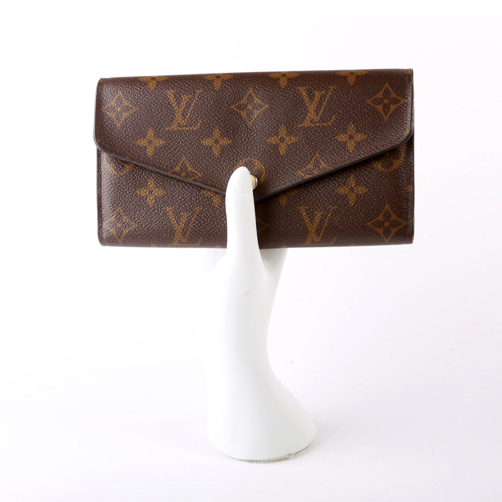 Sarah Wallet Monogram Newer Red