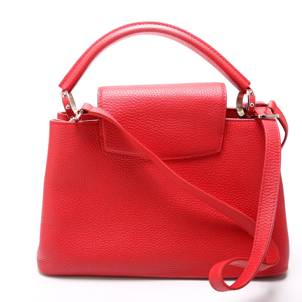 Capucines PM Taurillon Red