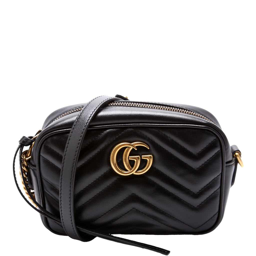 448065 Marmont Mini Camera Bag Black