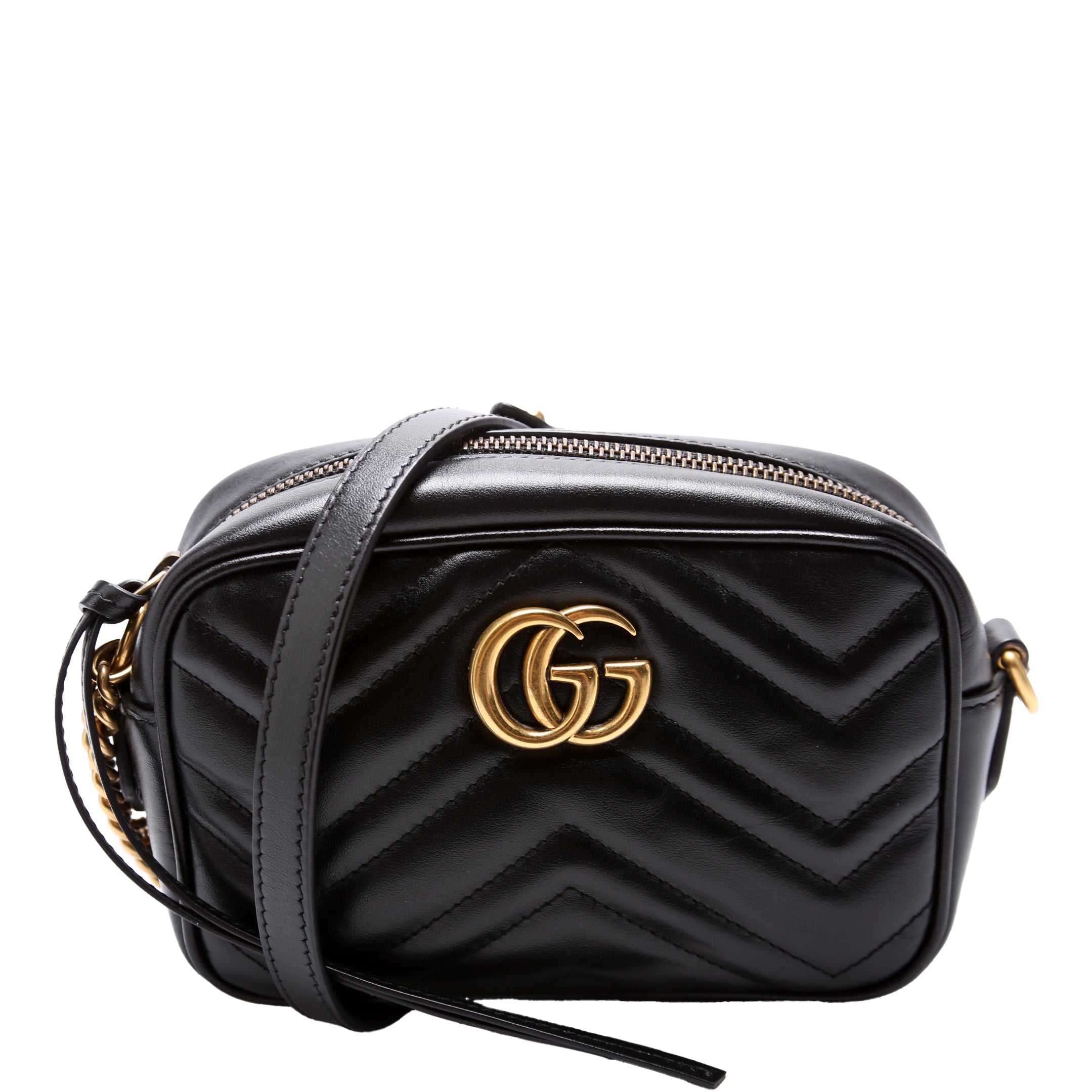 448065 Marmont Mini Camera Bag Black