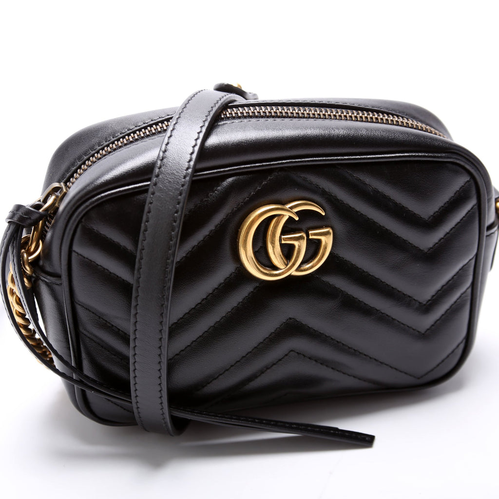 448065 Marmont Mini Camera Bag Black
