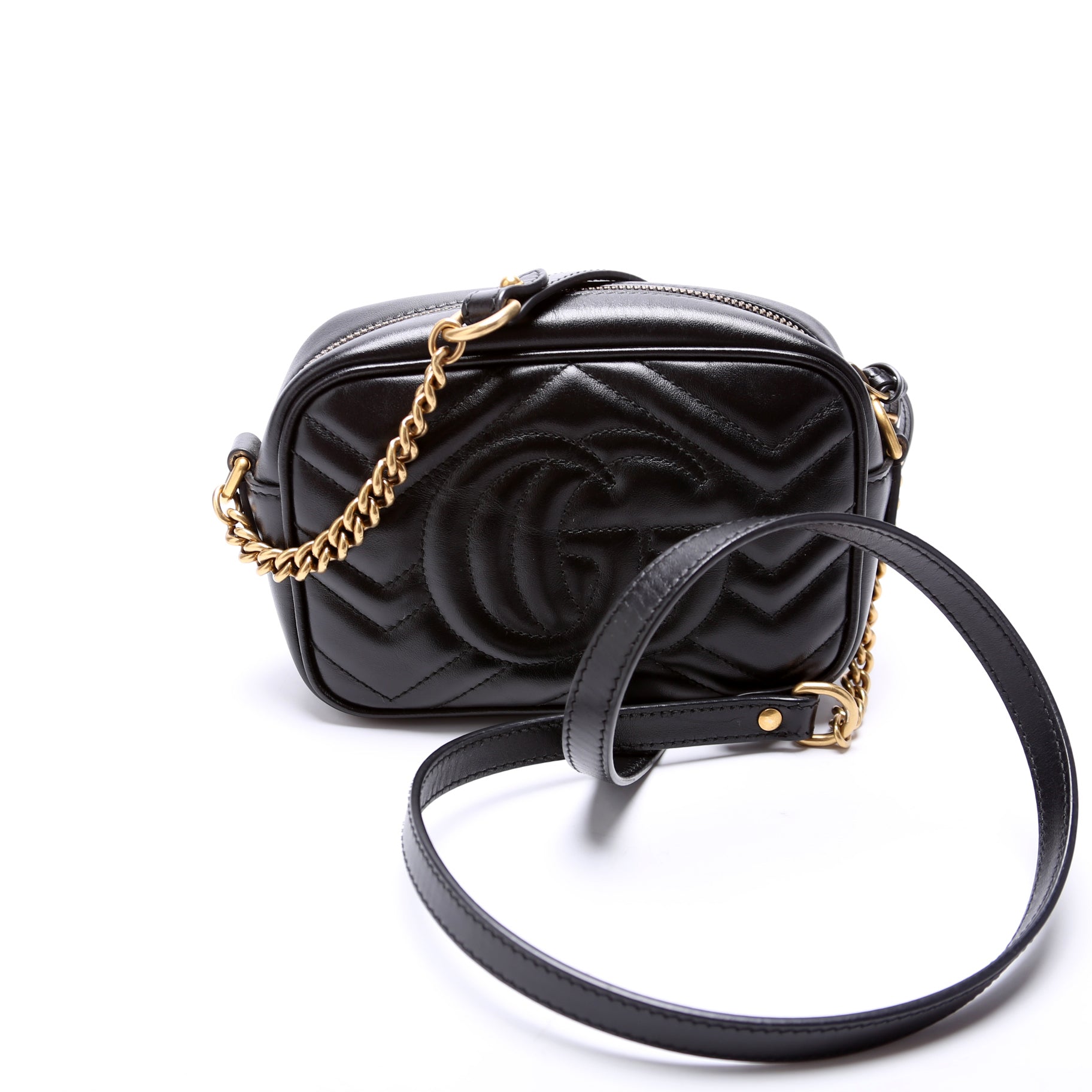 448065 Marmont Mini Camera Bag Black