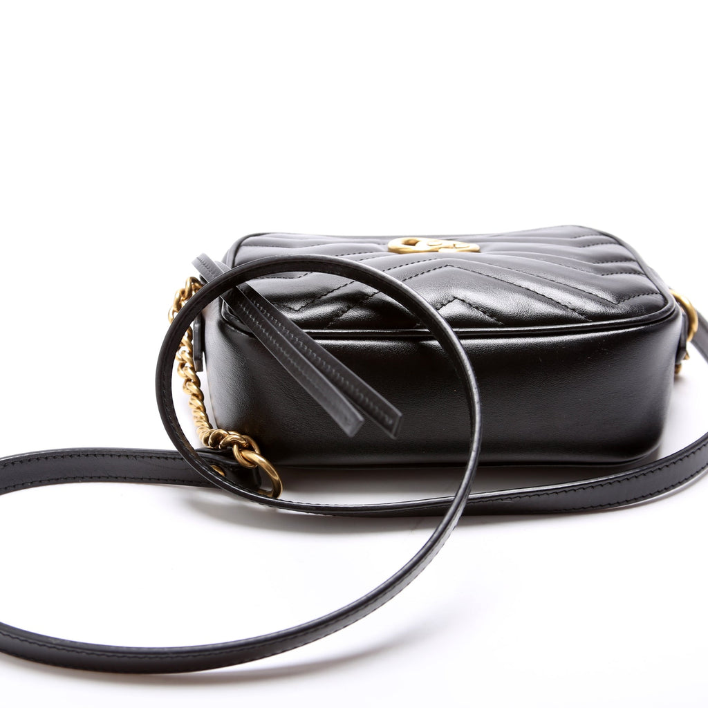 448065 Marmont Mini Camera Bag Black