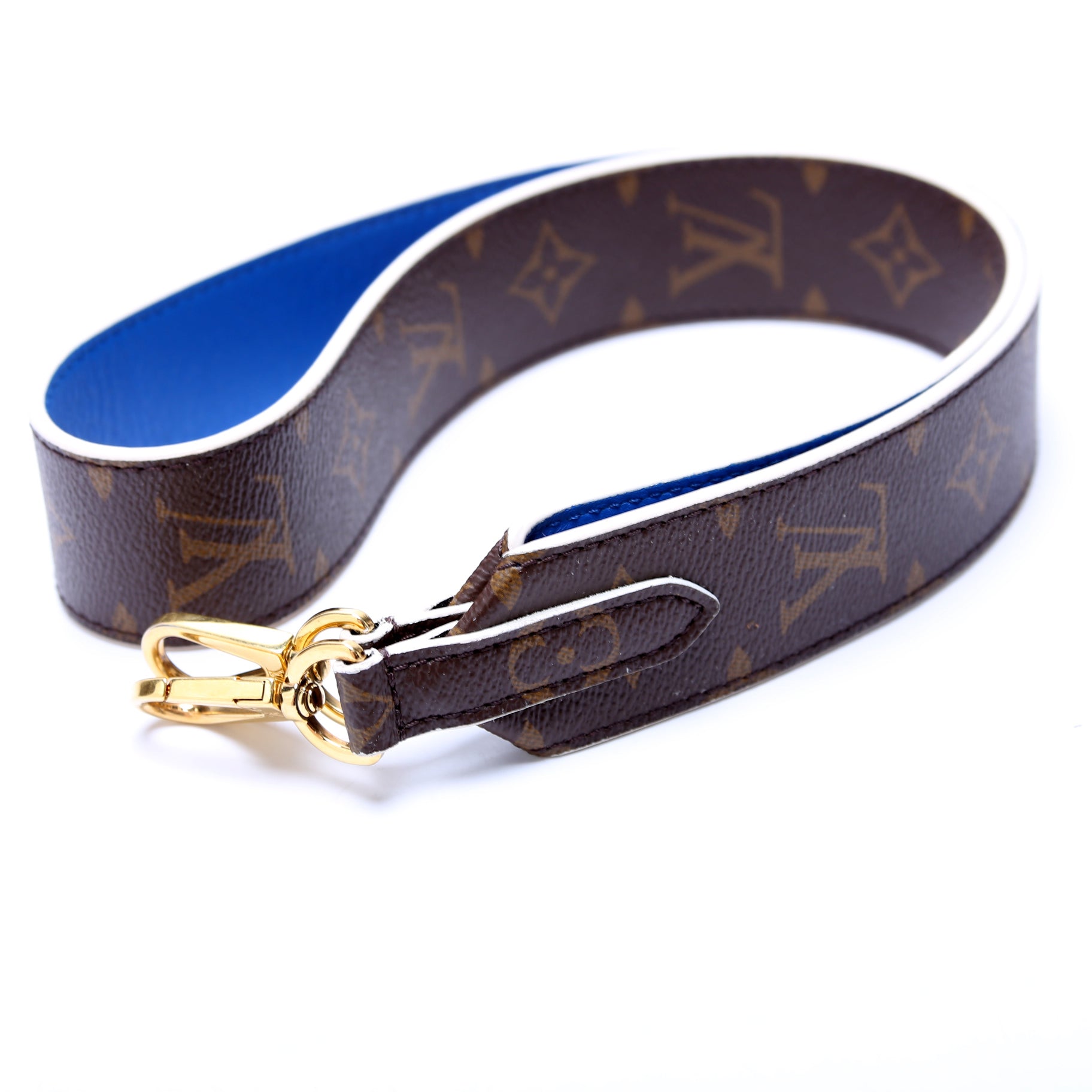 Bandouliere Monogram/Leather Blue