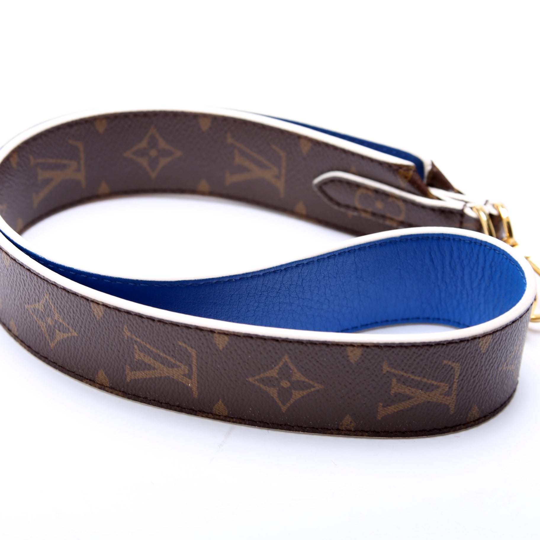 Bandouliere Monogram/Leather Blue
