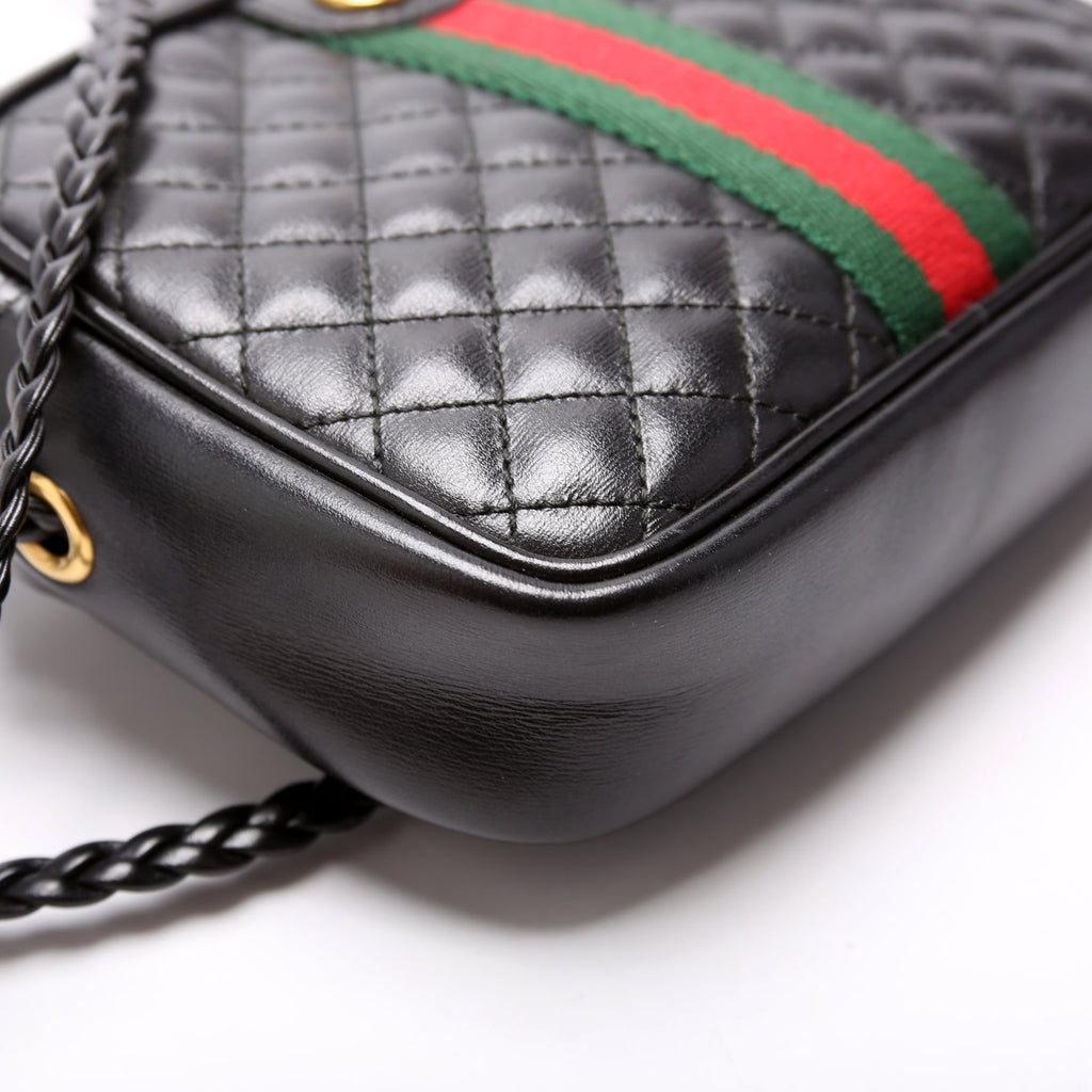 536441 Trapuntata Leather Mini Black