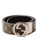 473030 GG Supreme Leather Reversible Size 85/34