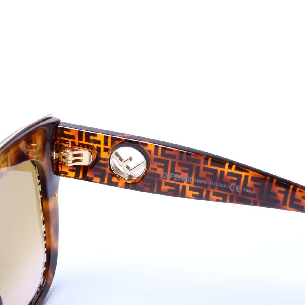FF0359/G/S F is Fendi Cat Eye Sunglasses Brown