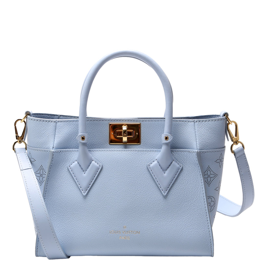 On My Side PM Calfskin/Mahina Sides Blue