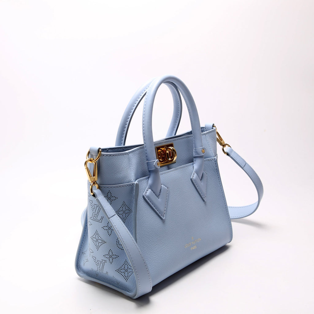 On My Side PM Calfskin/Mahina Sides Blue