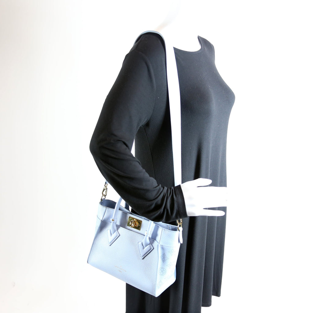 On My Side PM Calfskin/Mahina Sides Blue