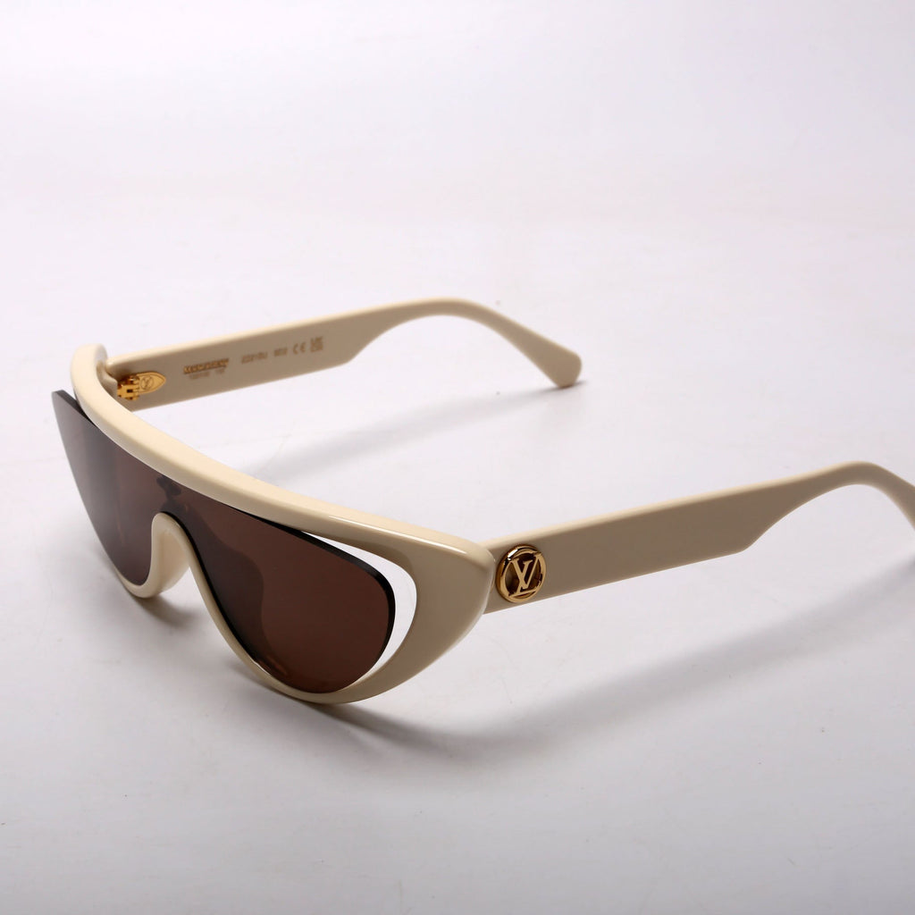 Z2218U Split Cat Eye Sunglasses Cream